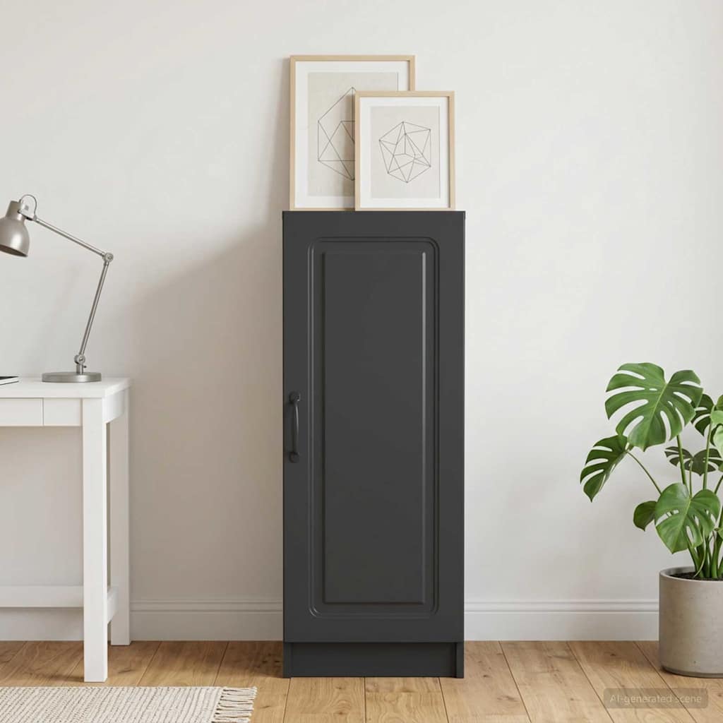 Sideboard Black 33 x 34.5 x 87 cm Engineered Wood