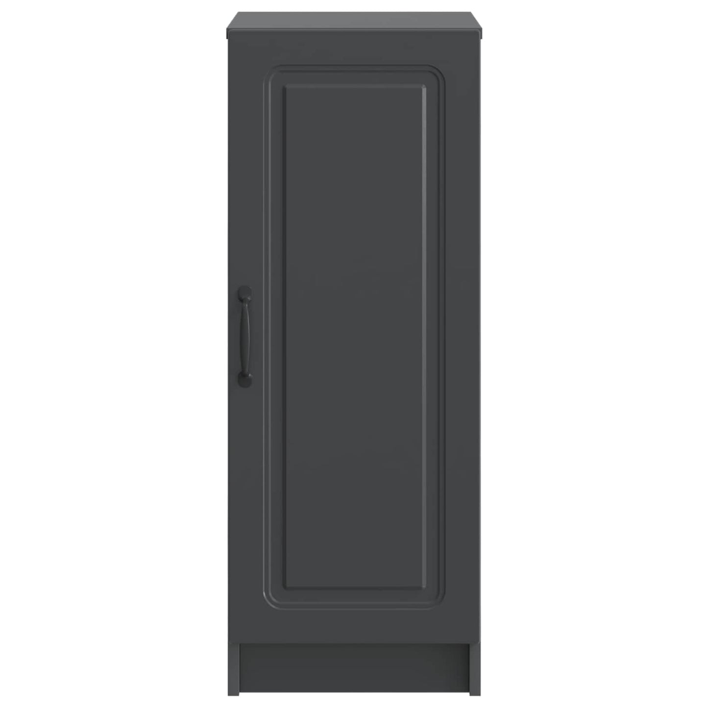 Sideboard Black 33 x 34.5 x 87 cm Engineered Wood