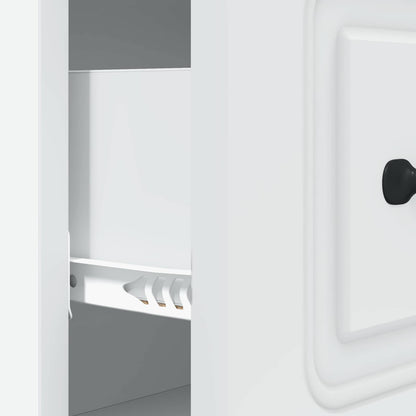 Drawer Cabinet White 66 x 34.5 x 87 cm Engineered Wood