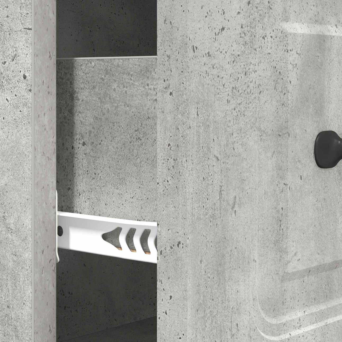 Drawer Cabinet Concrete Grey 66 x 34.5 x 87 cm Engineered Wood