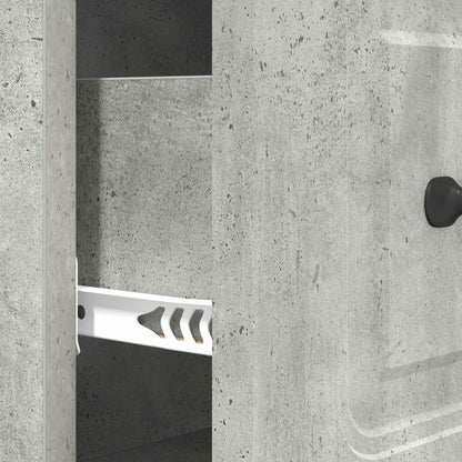 Drawer Cabinet Concrete Grey 66 x 34.5 x 87 cm Engineered Wood