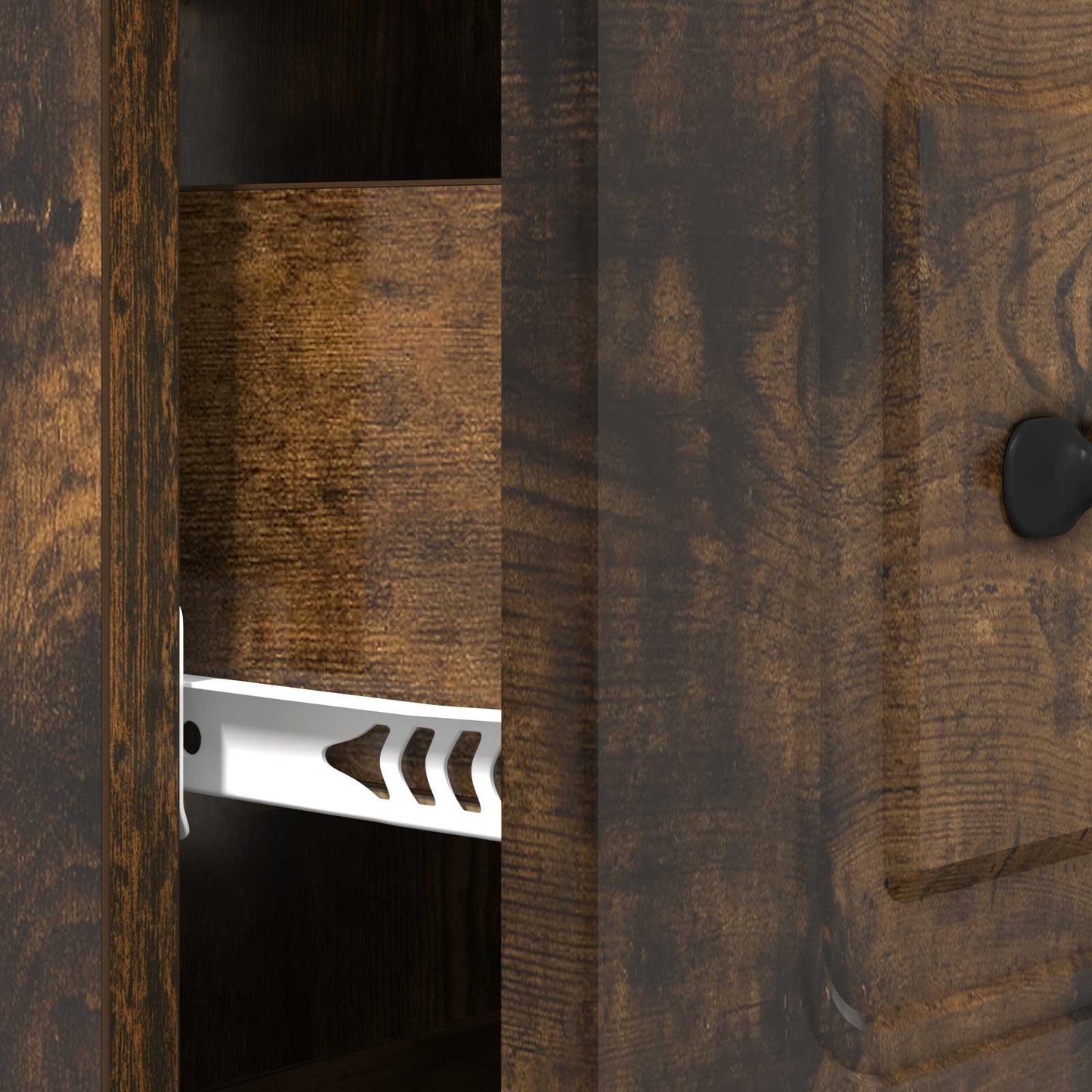Drawer Cabinet Smoked Oak 66 x 34.5 x 87 cm Engineered Wood