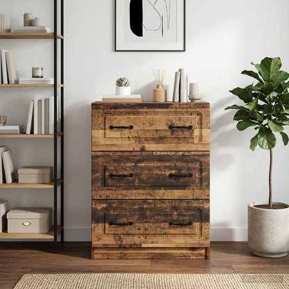 Drawer Cabinet Old Wood 66 x 34.5 x 87 cm Engineered Wood