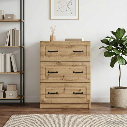 Drawer Cabinet 66 x 34.5 x 87 cm Engineered Wood Artisan Oak