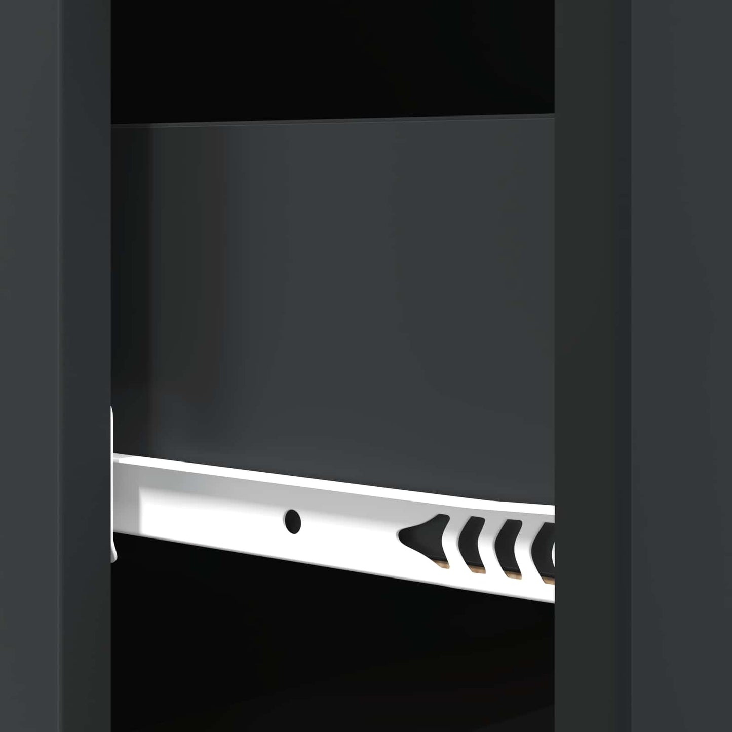 Drawer Cabinet Black 33 x 34.5 x 87 cm Engineered Wood