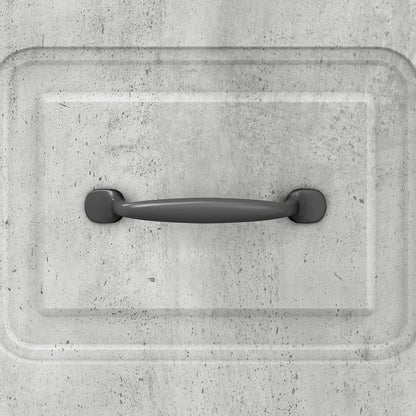 Drawer Cabinet Concrete Grey 33 x 34.5 x 87 cm Engineered Wood