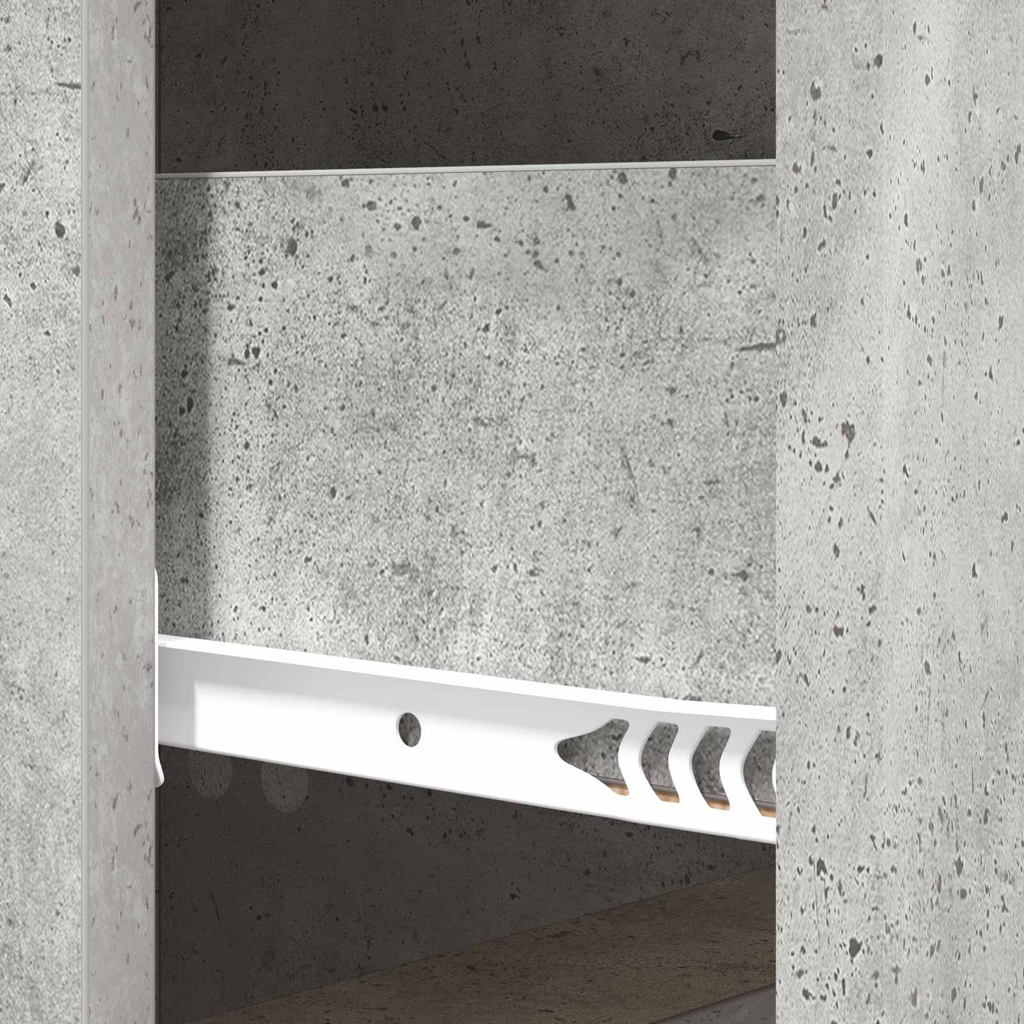 Drawer Cabinet Concrete Grey 33 x 34.5 x 87 cm Engineered Wood