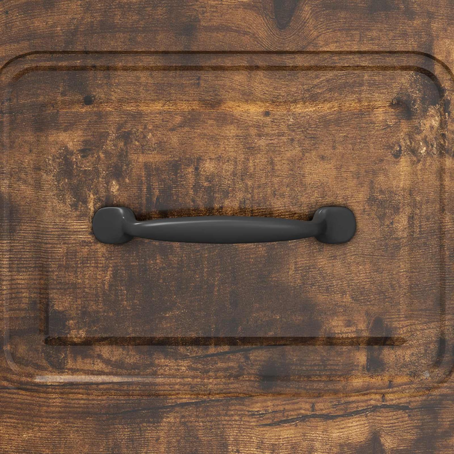 Drawer Cabinet Smoked Oak 33 x 34.5 x 87 cm Engineered Wood