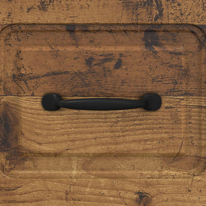 Drawer Cabinet Old Wood 33 x 34.5 x 87 cm Engineered Wood