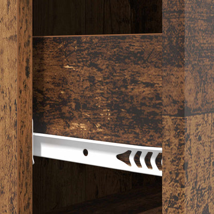 Drawer Cabinet Old Wood 33 x 34.5 x 87 cm Engineered Wood