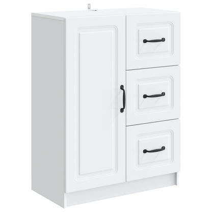Sideboard White 66 x 34.5 x 87 cm Engineered Wood