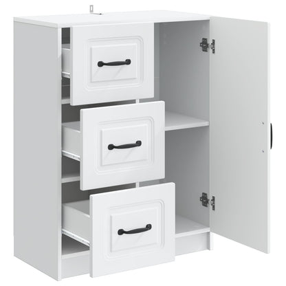 Sideboard White 66 x 34.5 x 87 cm Engineered Wood