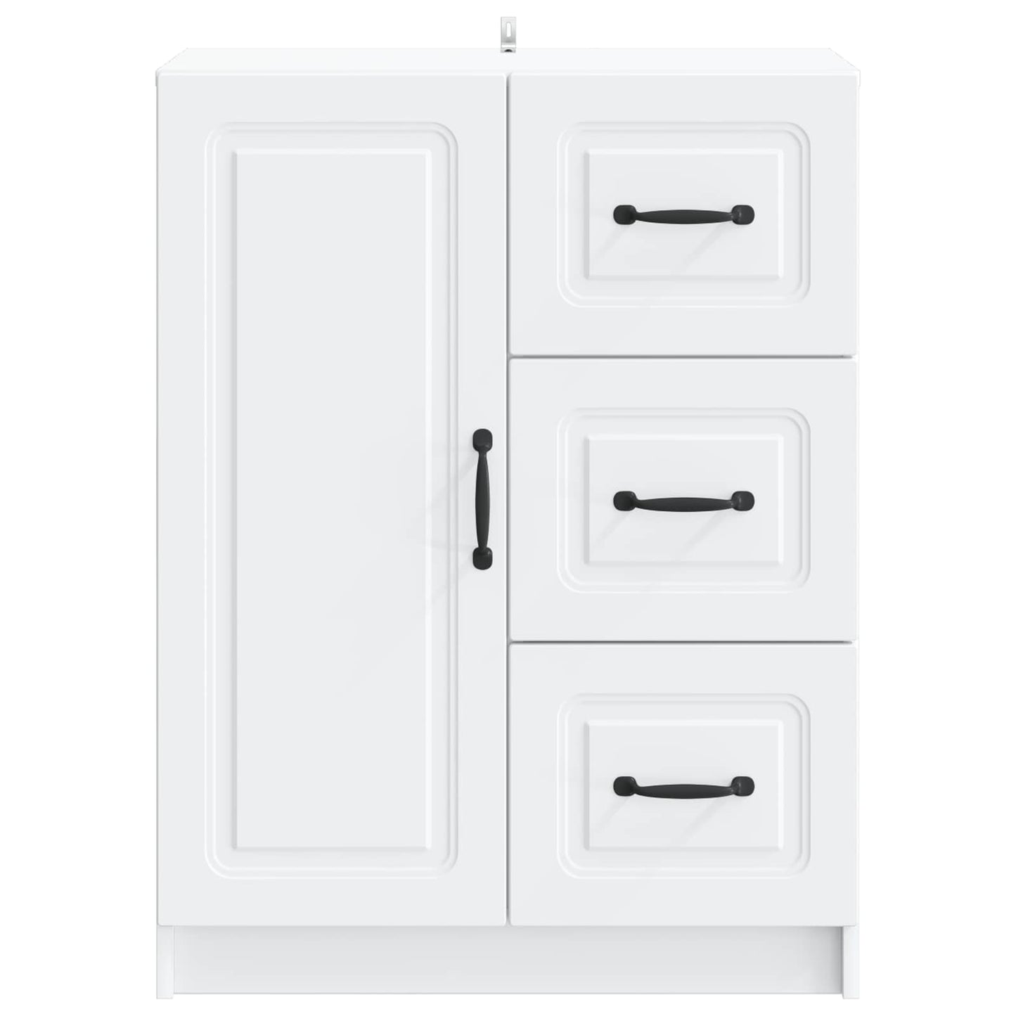 Sideboard White 66 x 34.5 x 87 cm Engineered Wood