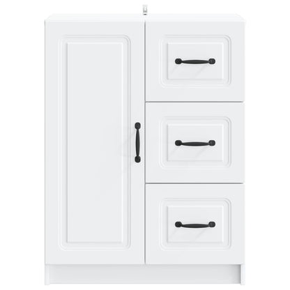 Sideboard White 66 x 34.5 x 87 cm Engineered Wood