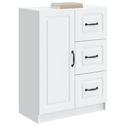 Sideboard White 66 x 34.5 x 87 cm Engineered Wood