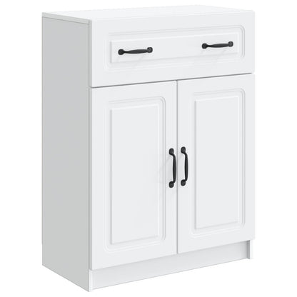 Sideboard White 66 x 34.5 x 87 cm Engineered Wood