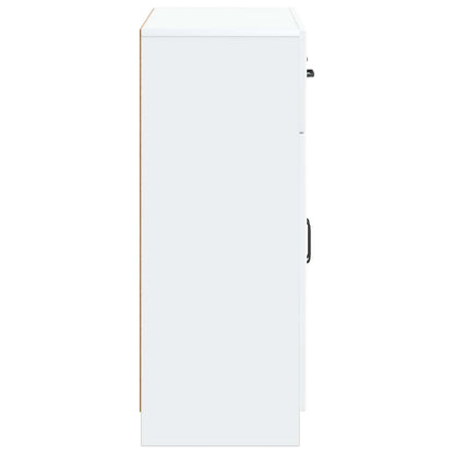 Sideboard White 66 x 34.5 x 87 cm Engineered Wood