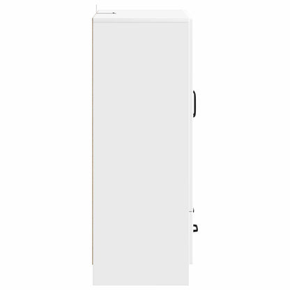 Sideboard White 66 x 34.5 x 92 cm Engineered Wood