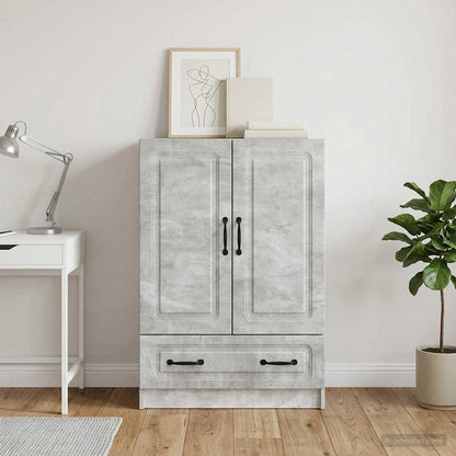 Sideboard Concrete Grey 66 x 34.5 x 92 cm Engineered Wood