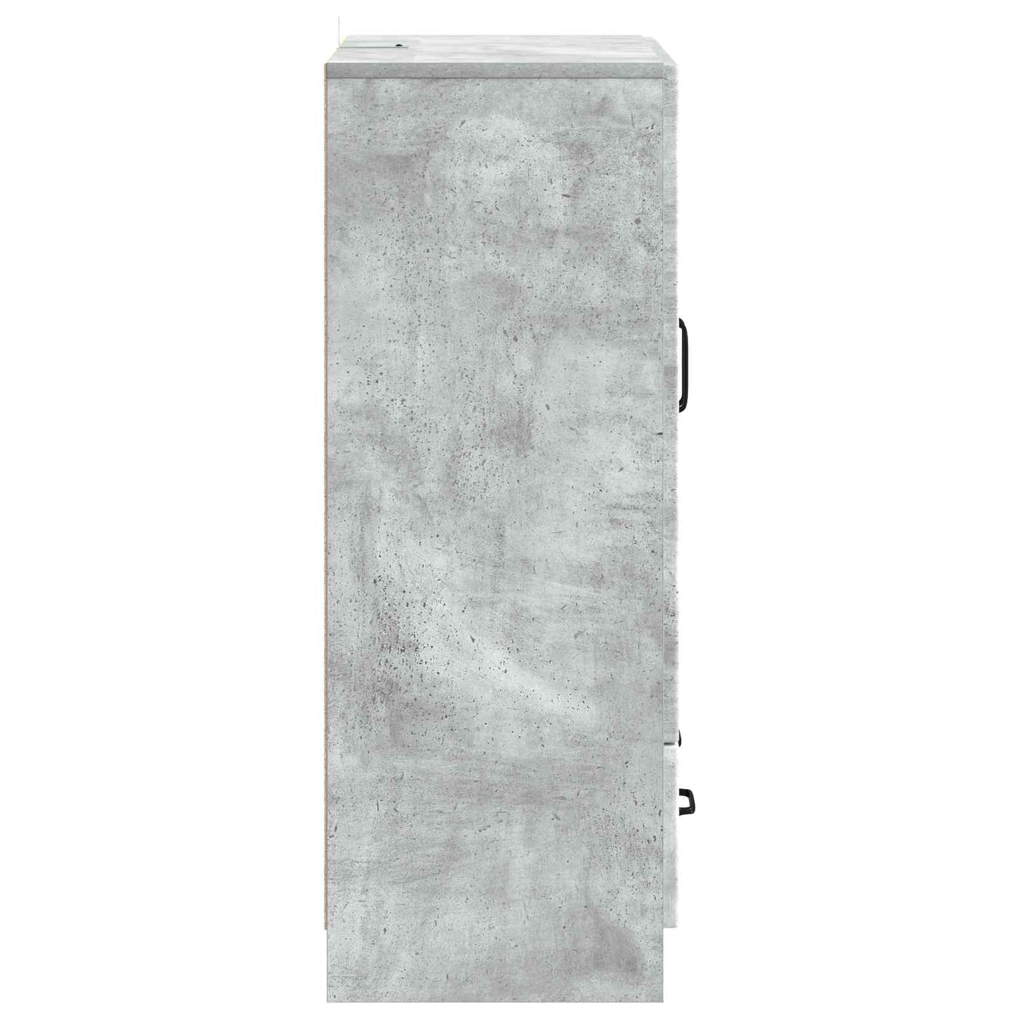 Sideboard Concrete Grey 66 x 34.5 x 92 cm Engineered Wood