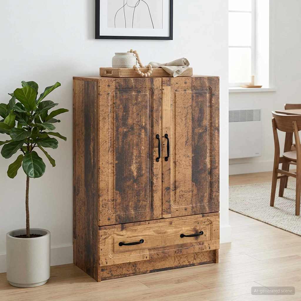 Sideboard Old Wood 66 x 34.5 x 92 cm Engineered Wood