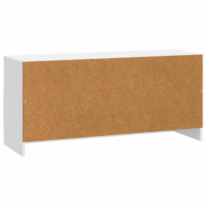 TV Cabinet High Gloss White 102 x 34.5 x 47 cm Engineered Wood
