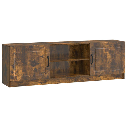 TV Cabinet Smoked Oak 150 x 31 x 47 cm Engineered Wood