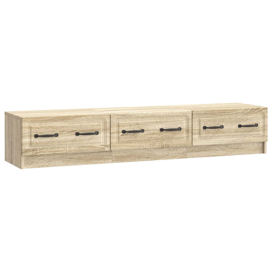 TV Cabinet 147 x 34.5 x 27 cm Sonoma Oak Engineered Wood