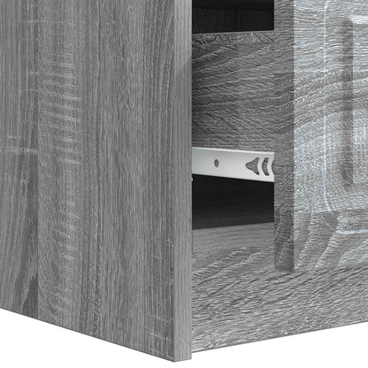 TV Cabinet Grey Sonoma 147 x 34.5 x 27 cm Engineered Wood