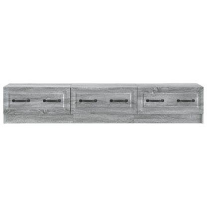 TV Cabinet Grey Sonoma 147 x 34.5 x 27 cm Engineered Wood