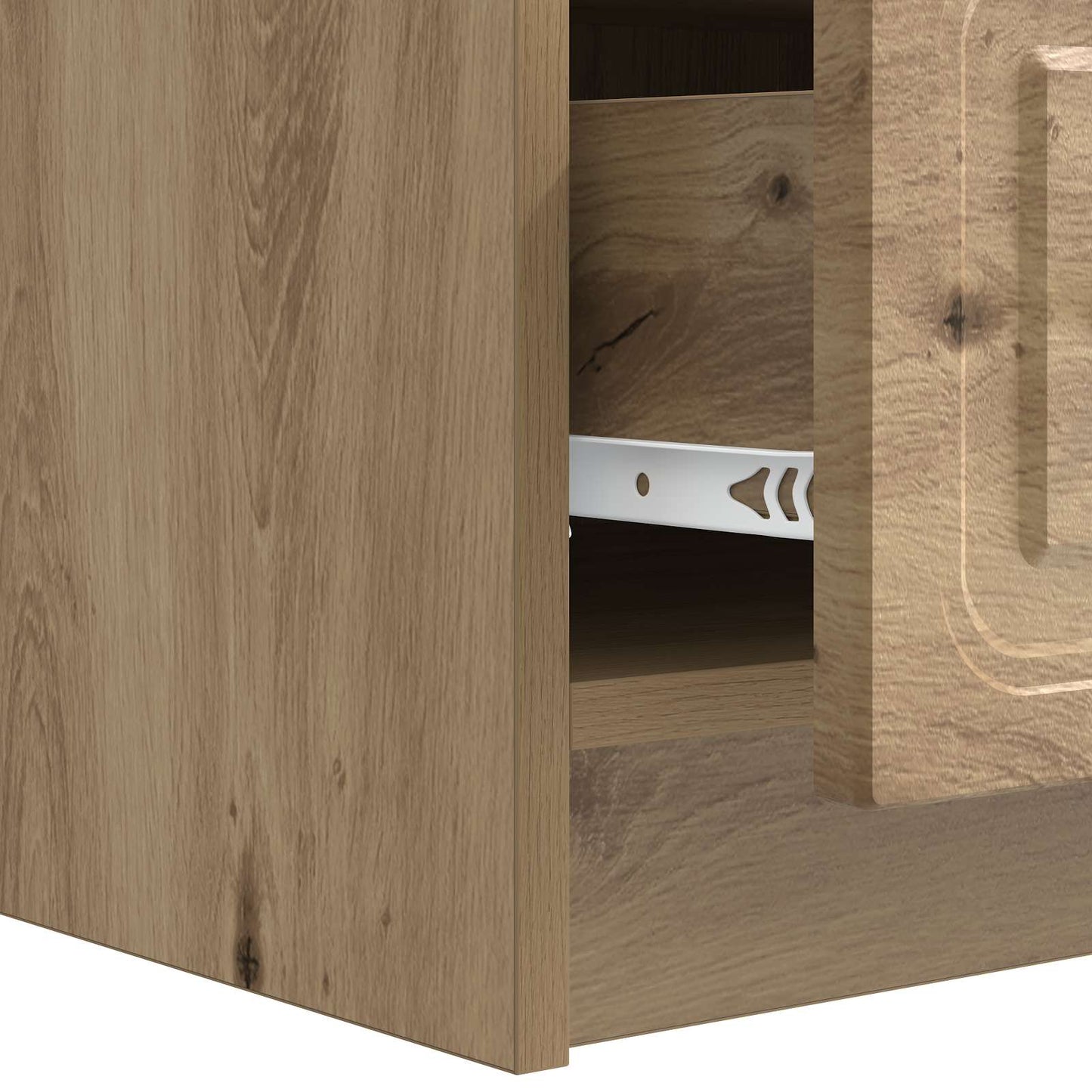 TV Cabinet 147 x 34.5 x 27 cm Artisan Oak Engineered Wood