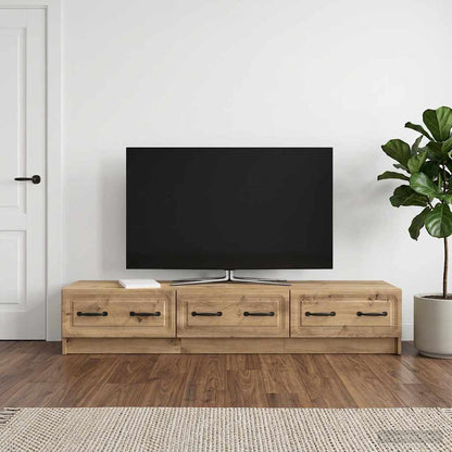TV Cabinet 147 x 34.5 x 27 cm Artisan Oak Engineered Wood