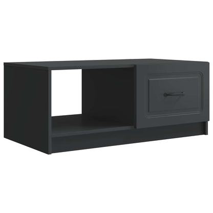 Coffee Table Black 90 x 50 x 37 cm Engineered Wood