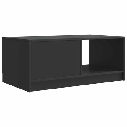 Coffee Table Black 90 x 50 x 37 cm Engineered Wood
