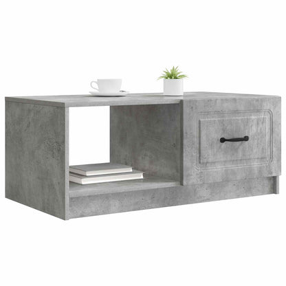 Coffee Table Concrete Grey 90 x 50 x 37 cm Engineered Wood