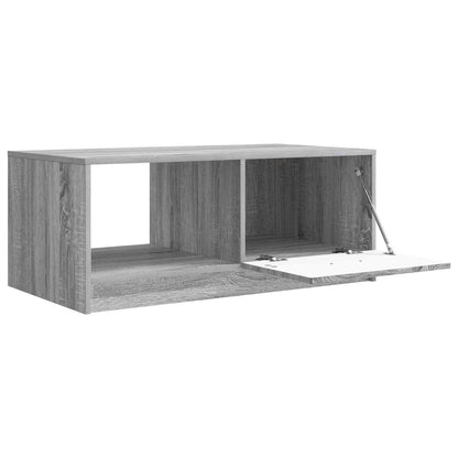 Coffee Table Grey Sonoma 90 x 50 x 37 cm Engineered Wood