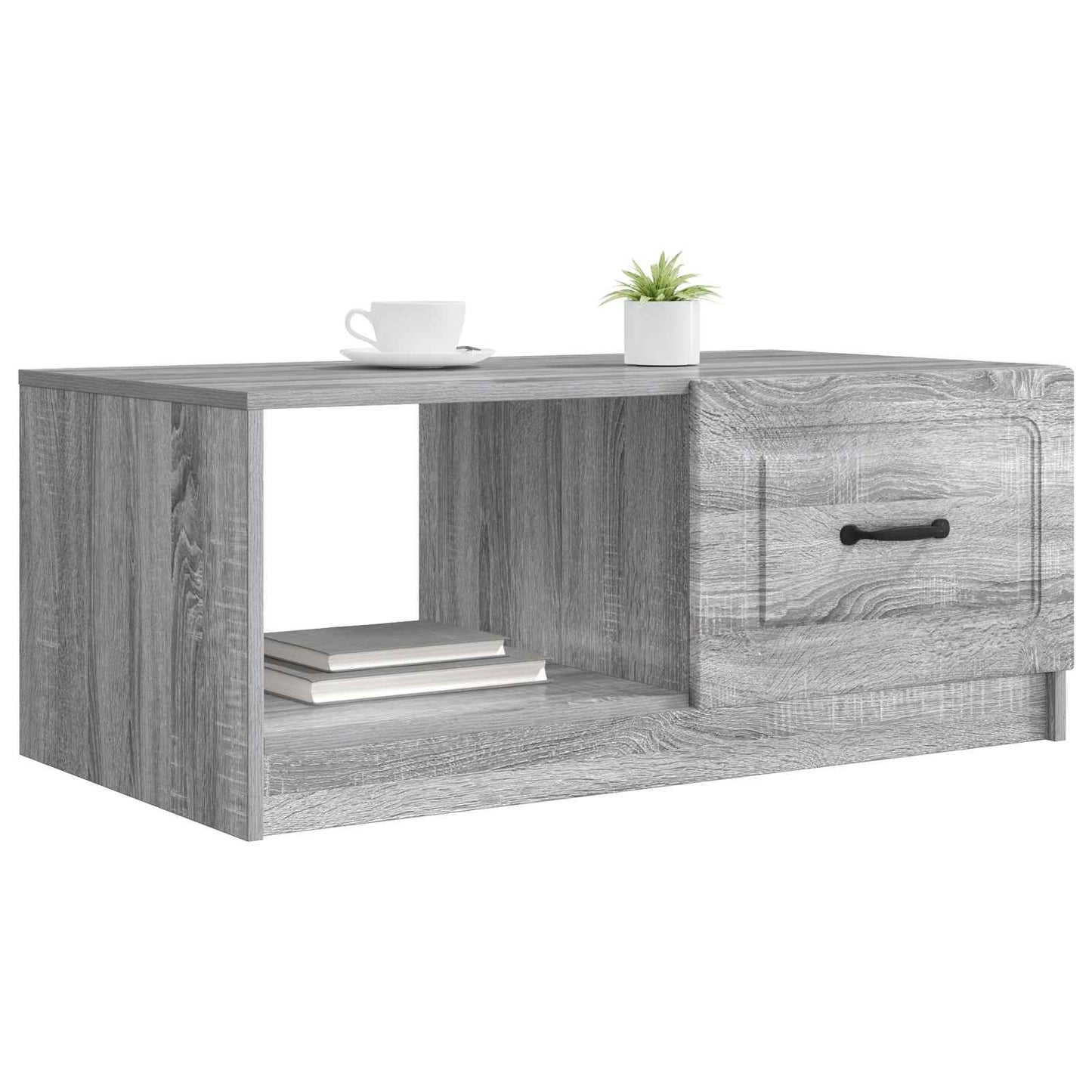 Coffee Table Grey Sonoma 90 x 50 x 37 cm Engineered Wood