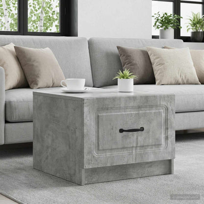 Coffee Table Concrete Grey 49 x 50 x 37 cm Engineered Wood