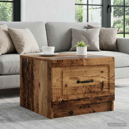 Coffee Table Old Wood 49 x 50 x 37 cm Engineered Wood