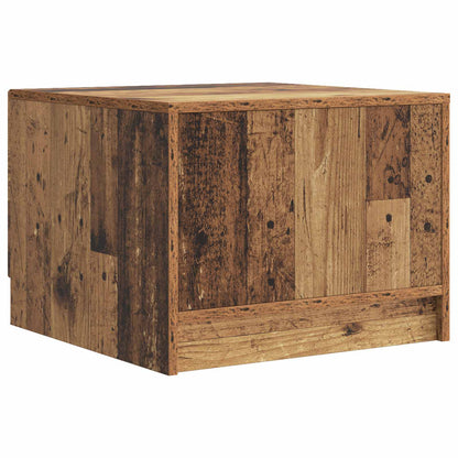 Coffee Table Old Wood 49 x 50 x 37 cm Engineered Wood