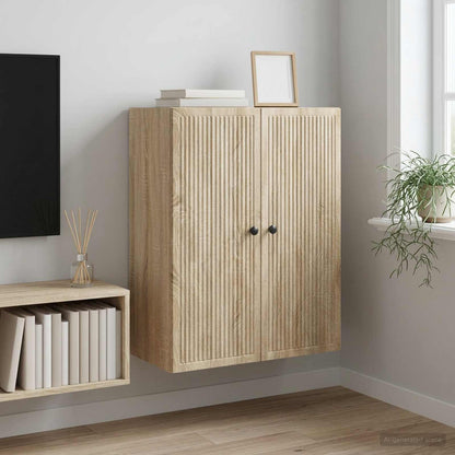 Wall-Mounted Cabinet Sonoma Oak 66 x 34.5 x 90 cm