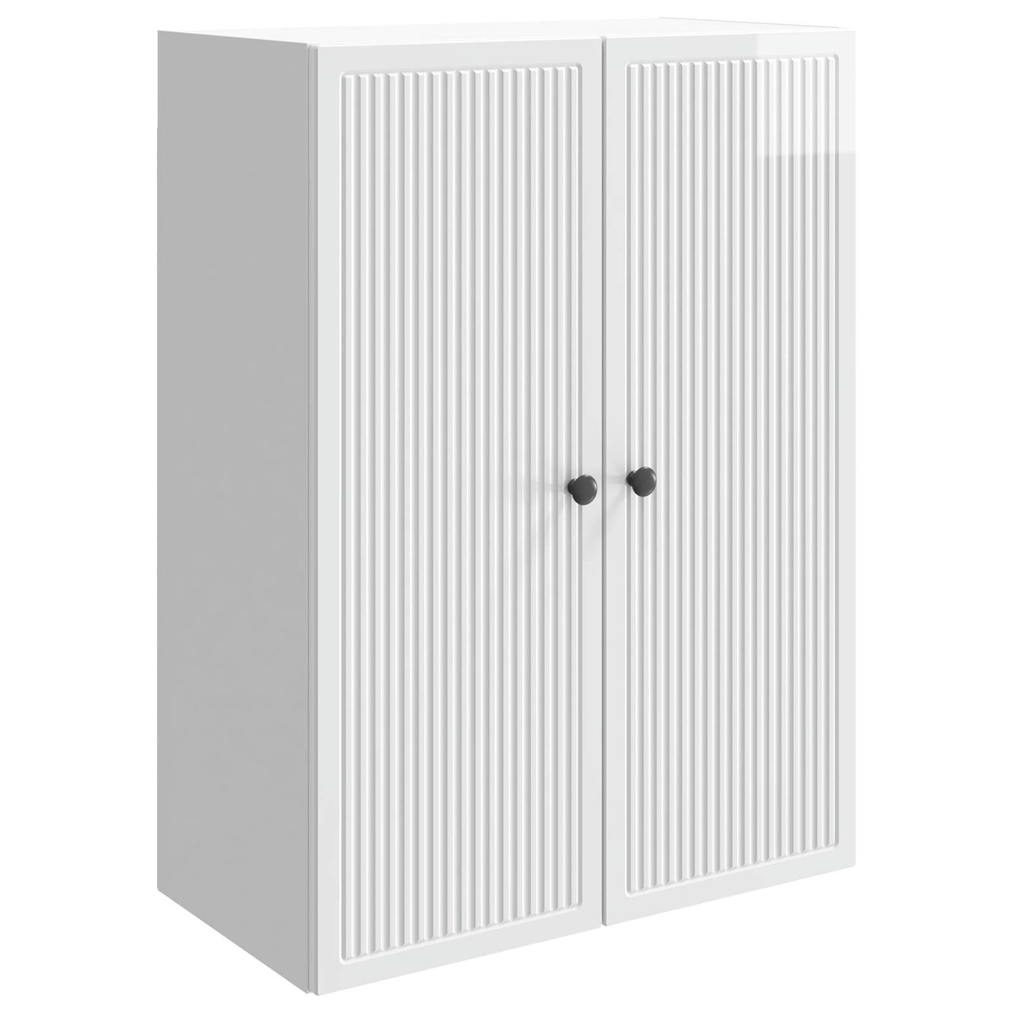 Wall-Mounted Cabinet High Gloss White 66 x 34.5 x 90 cm