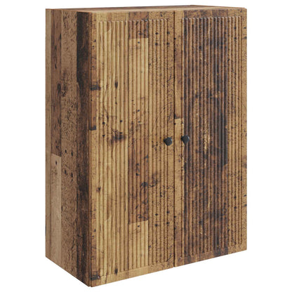 Wall-Mounted Cabinet Old Wood 66 x 34.5 x 90 cm Engineered Wood