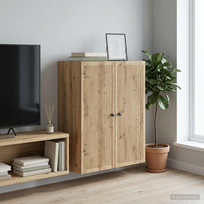 Wall-Mounted Cabinet 66 x 34.5 x 90 cm Engineered Wood
