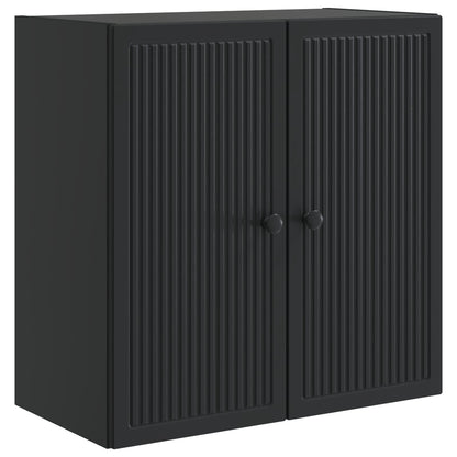 Wall-Mounted Cabinet Black 59 x 31 x 60 cm Engineered Wood