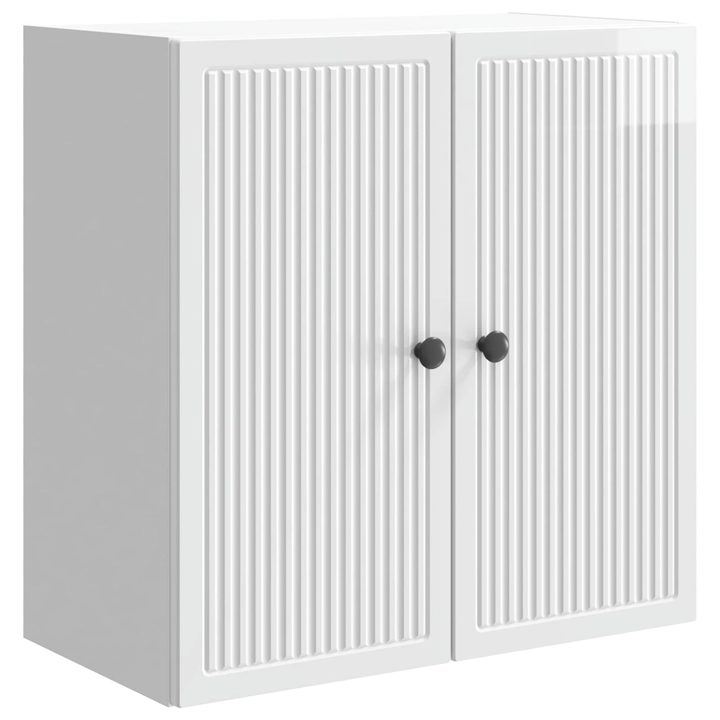 Wall-Mounted Cabinet High Gloss White 59 x 31 x 60 cm