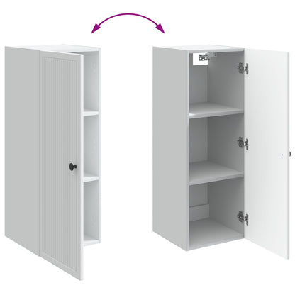 Wall-Mounted Cabinet White 33 x 34.5 x 90 cm Engineered Wood