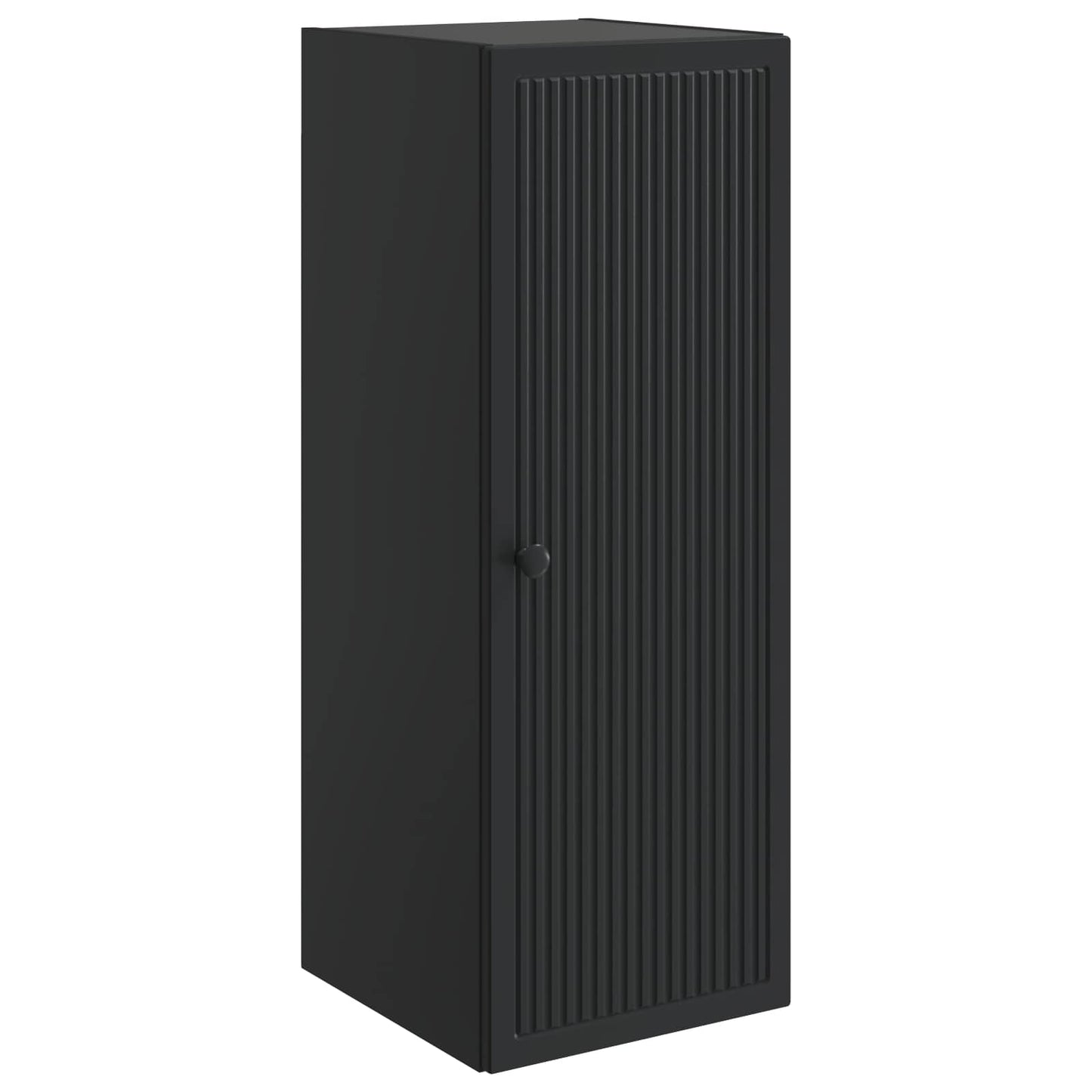 Wall-Mounted Cabinet Black 33 x 34.5 x 90 cm Engineered Wood