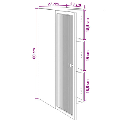 Wall-Mounted Cabinet Sonoma Oak 33 x 34.5 x 90 cm