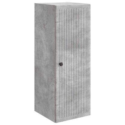 Wall-Mounted Cabinet Concrete Grey 33 x 34.5 x 90 cm